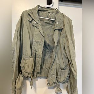 FREE PEOPLE utility bomber jacket